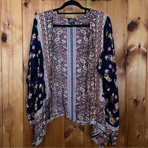 Angie Multicolor Floral Kimono